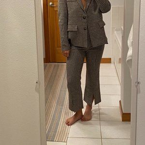 Petite Studio Houndstooth Trouser (NWT)